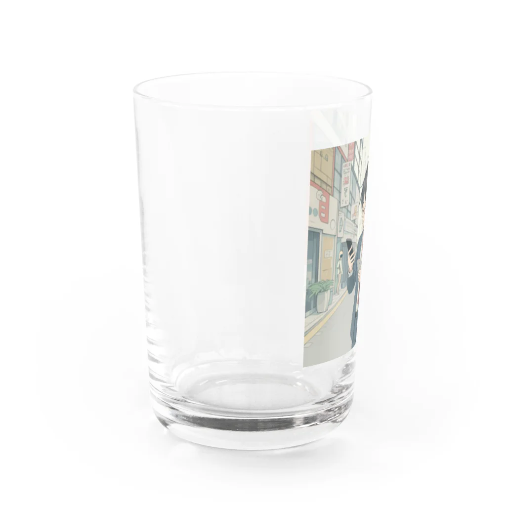 なお（ｻﾗﾘｰﾏﾝ）＠AI使って情報発信中のダブルスマホ＠サラリーマン Water Glass :left