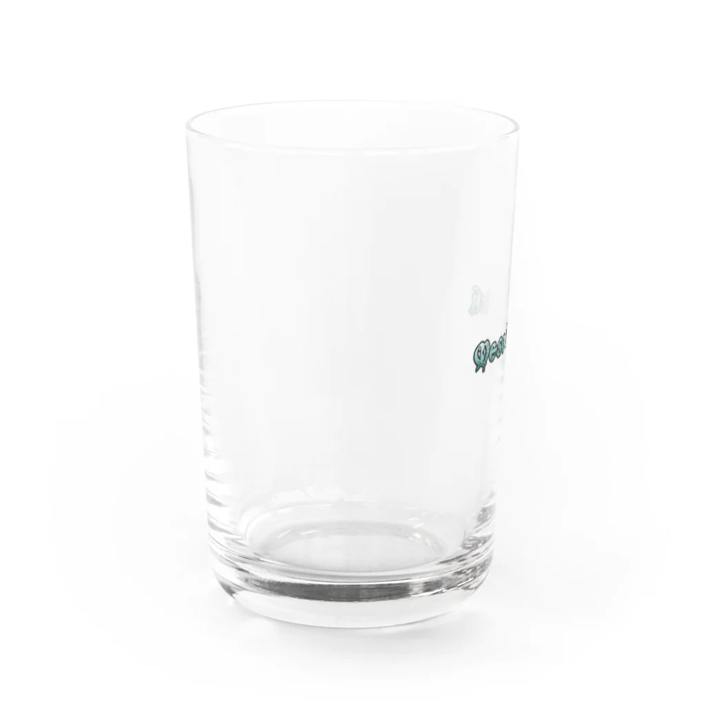 MesoKrkickのMesoKrkickロゴ Water Glass :left