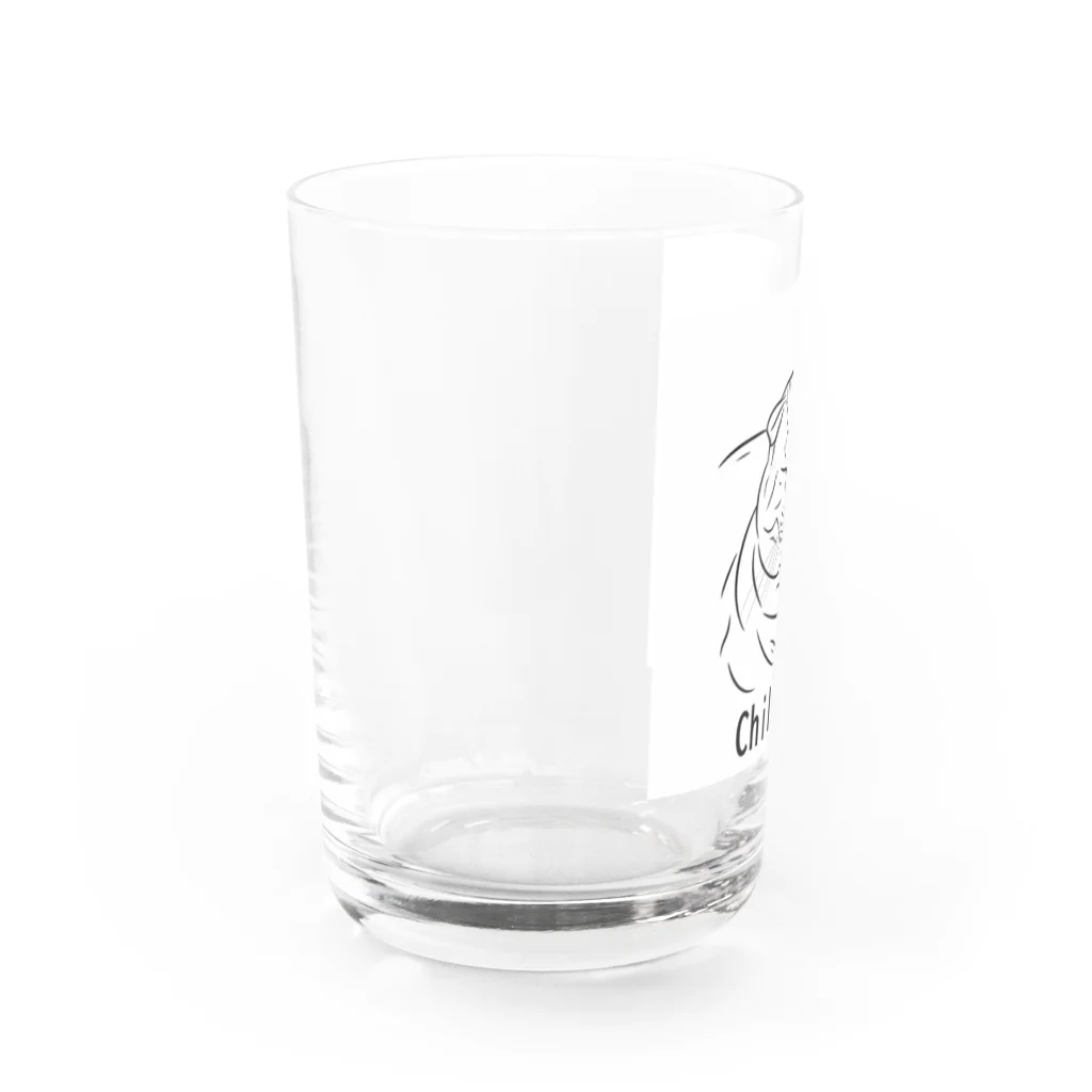 nakomamaのまったり猫 Water Glass :left