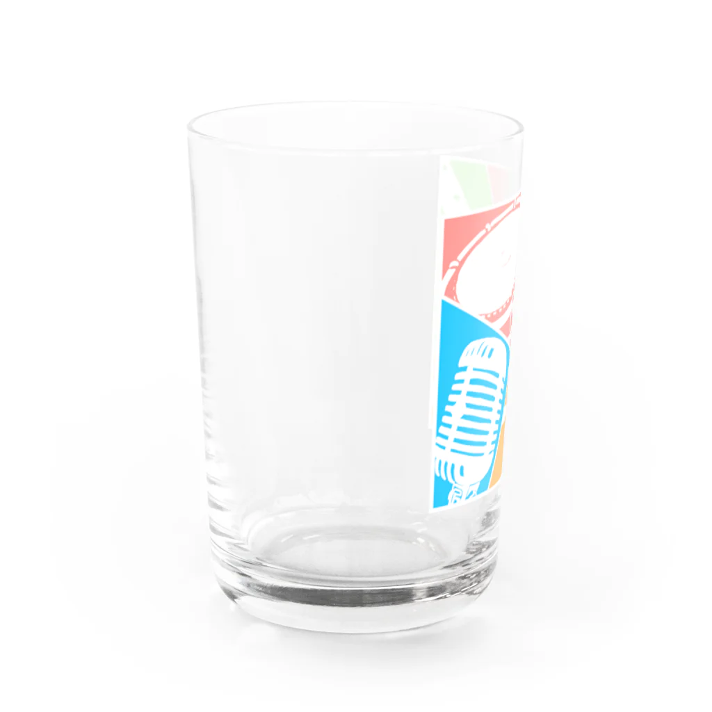 津軽三味線などの民謡三昧 Water Glass :left