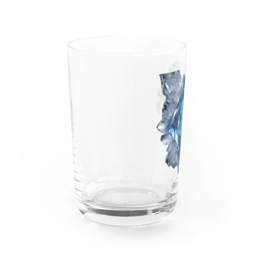 G-EICHISの水晶とブルークリスタル Water Glass :left