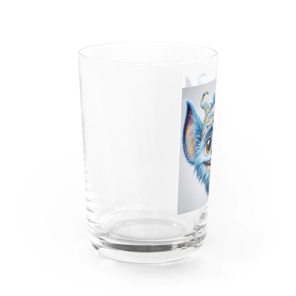 くっにーちゃんのBlue Monster Water Glass :left