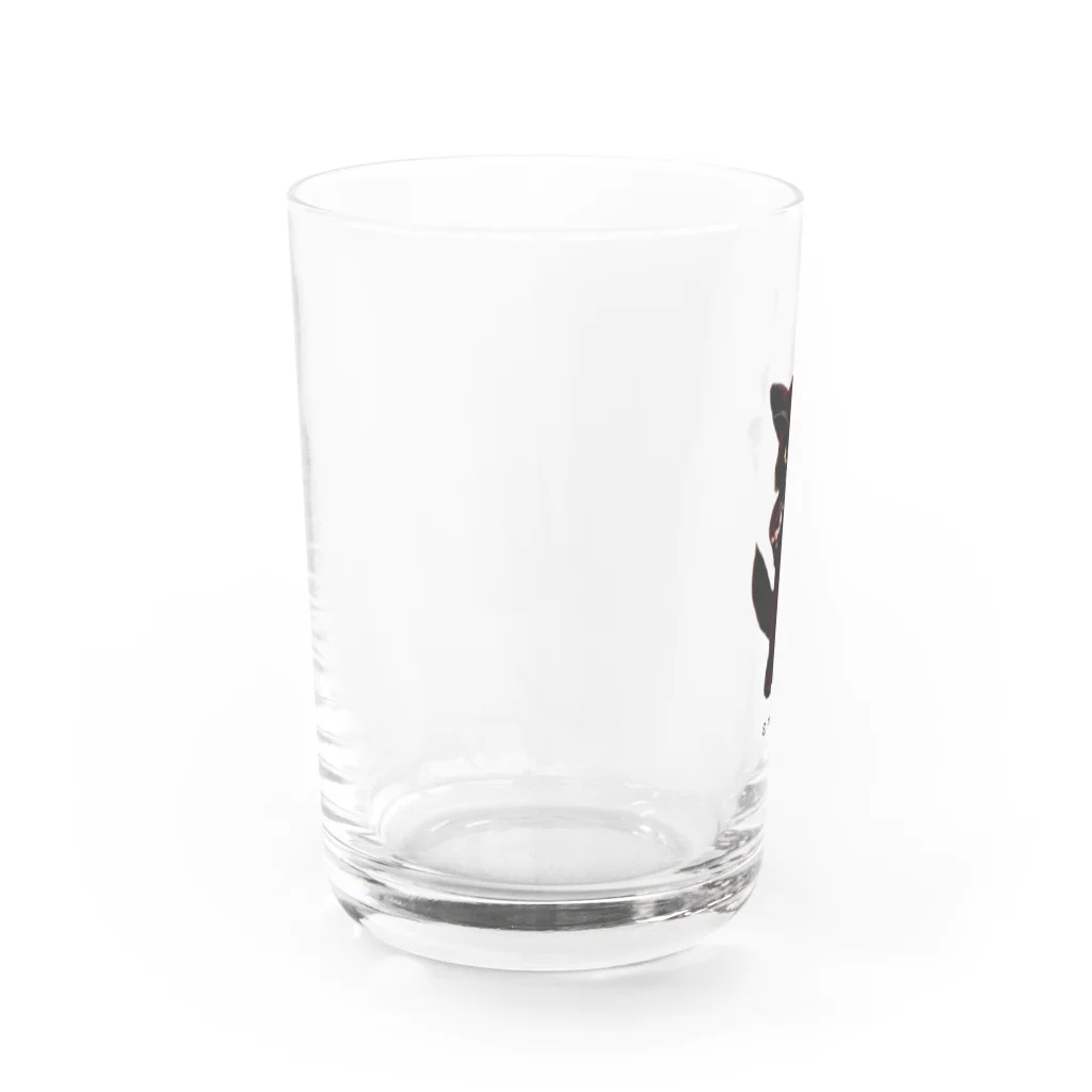 ʚ fuwari ɞのパピ猫立っち/黒猫 Water Glass :left