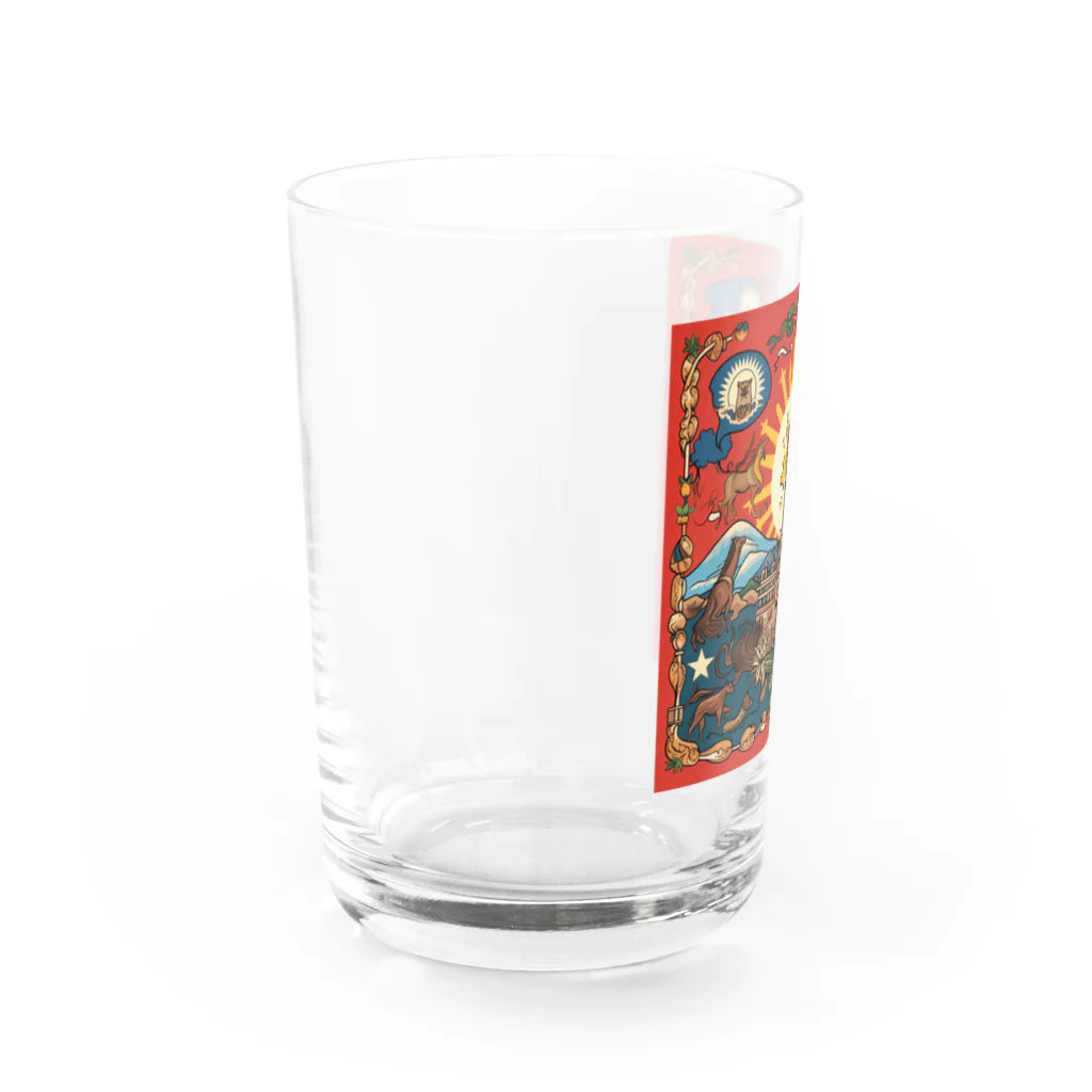 Q_kyuのオールドタペストリー Water Glass :left