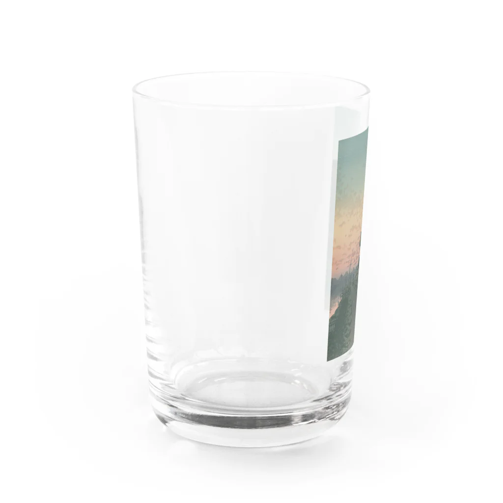 世界美術商店の森ケ崎の夕日 / Sunset at Morigasaki Water Glass :left