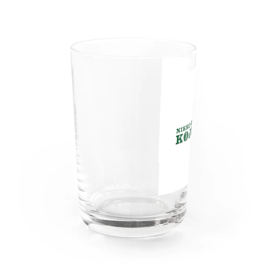 jyo&1suのNIKKO GOLF BASE KOJIKEN公式グッズ Water Glass :left