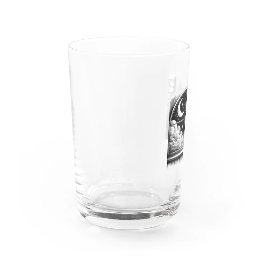 アートフル・メッセンジャーのゆめねこ Water Glass :left