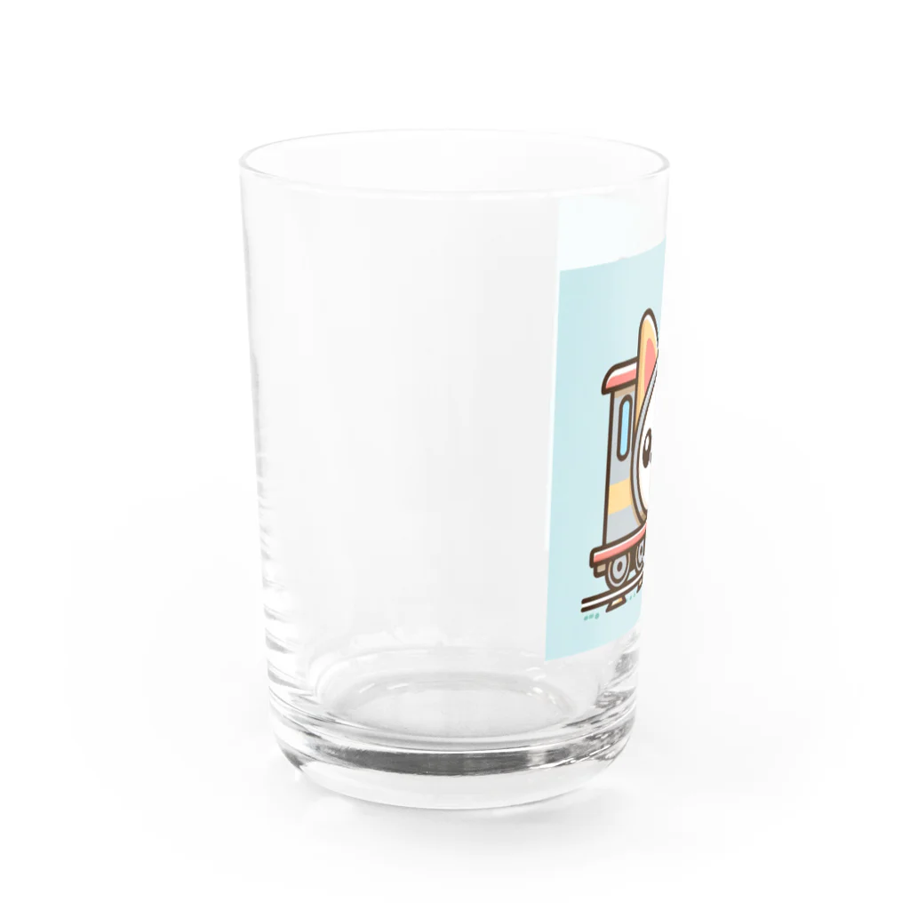 コウヘイの猫電車 Water Glass :left