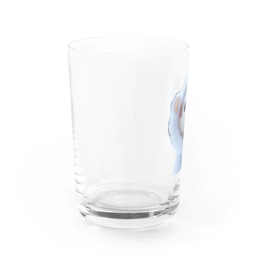 HaIMaRuKoのイタチ　イん　いたち Water Glass :left