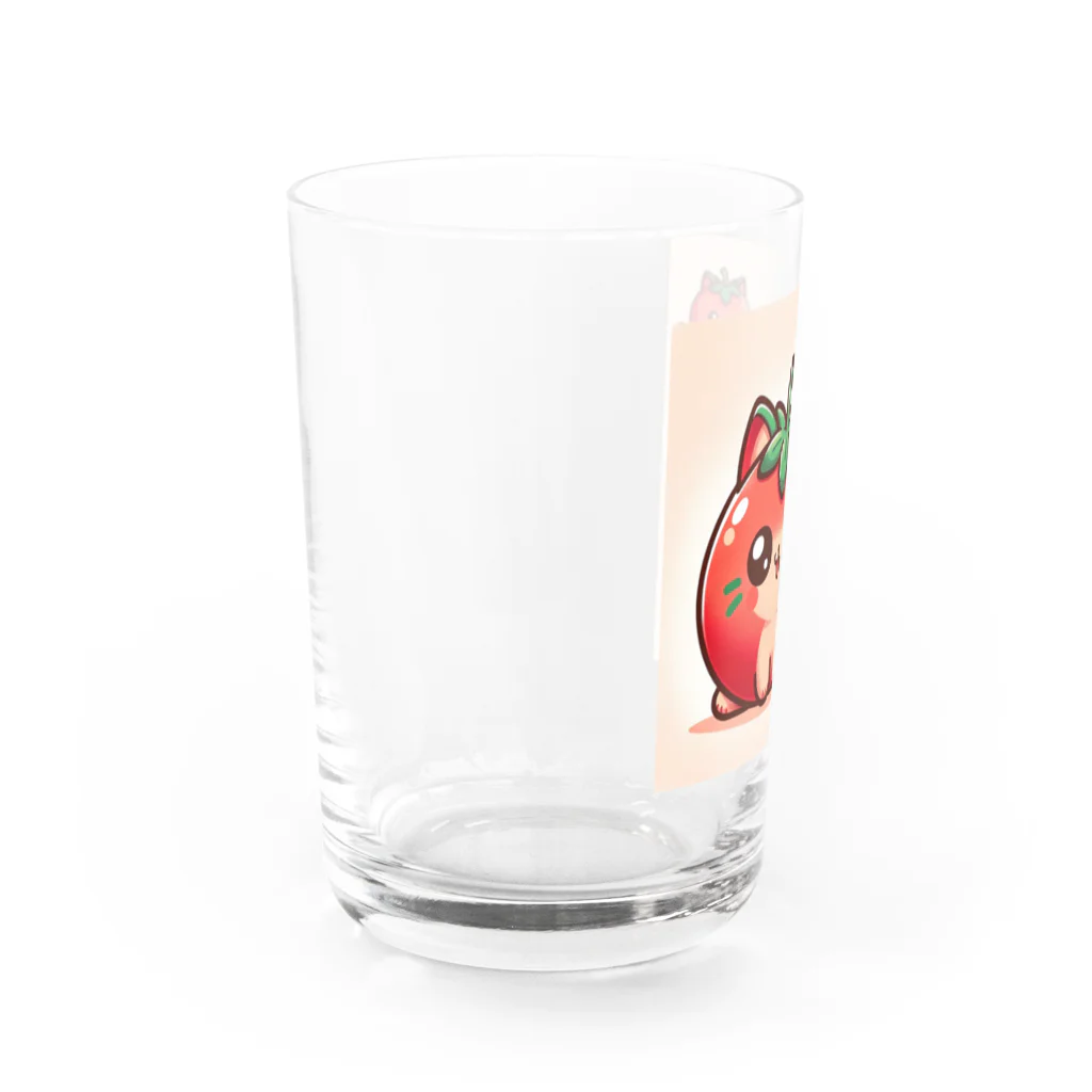 コウヘイのトマト猫 Water Glass :left