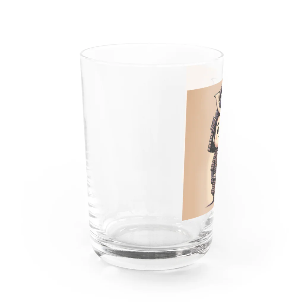 戦国時代マニアのデフォルメ北条氏康君 Water Glass :left