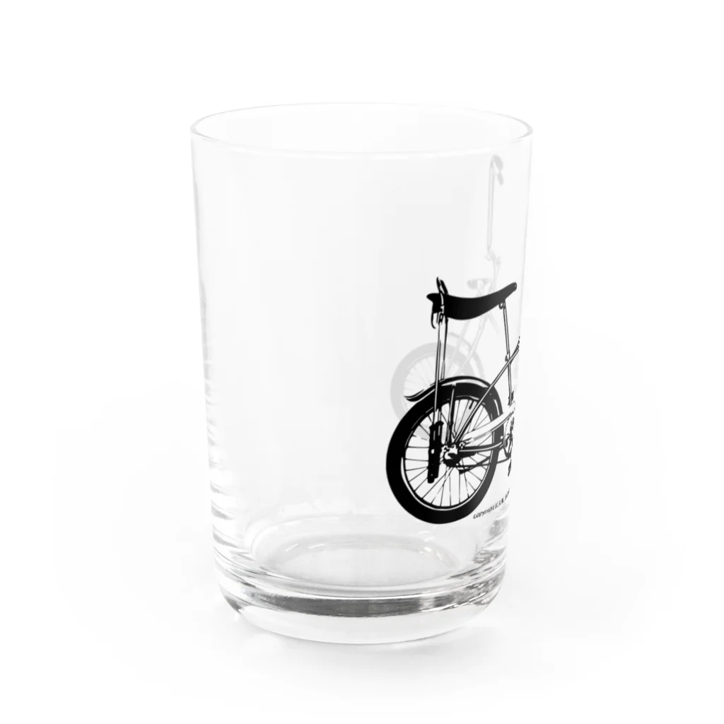ファンシーTシャツ屋のクールでスタイリッシュなアメリカン自転車 Water Glass :left