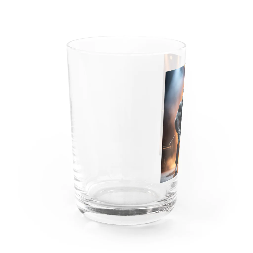 ZZRR12のゴリラの燃える舞台 Water Glass :left