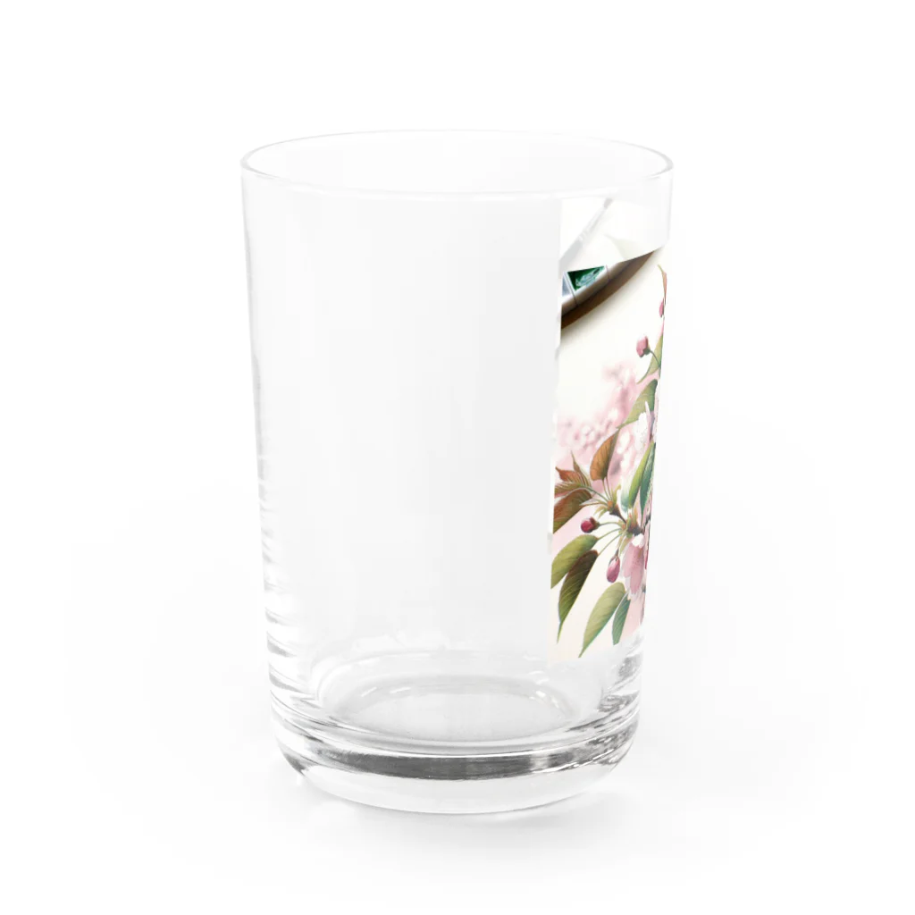 ゆかまるSHOPの葉桜 Water Glass :left