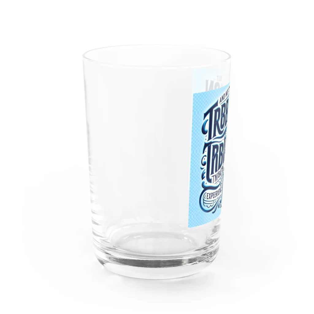 7no70の艱難は忍耐を生み、忍耐は品性、品性は希望を生む２ Water Glass :left