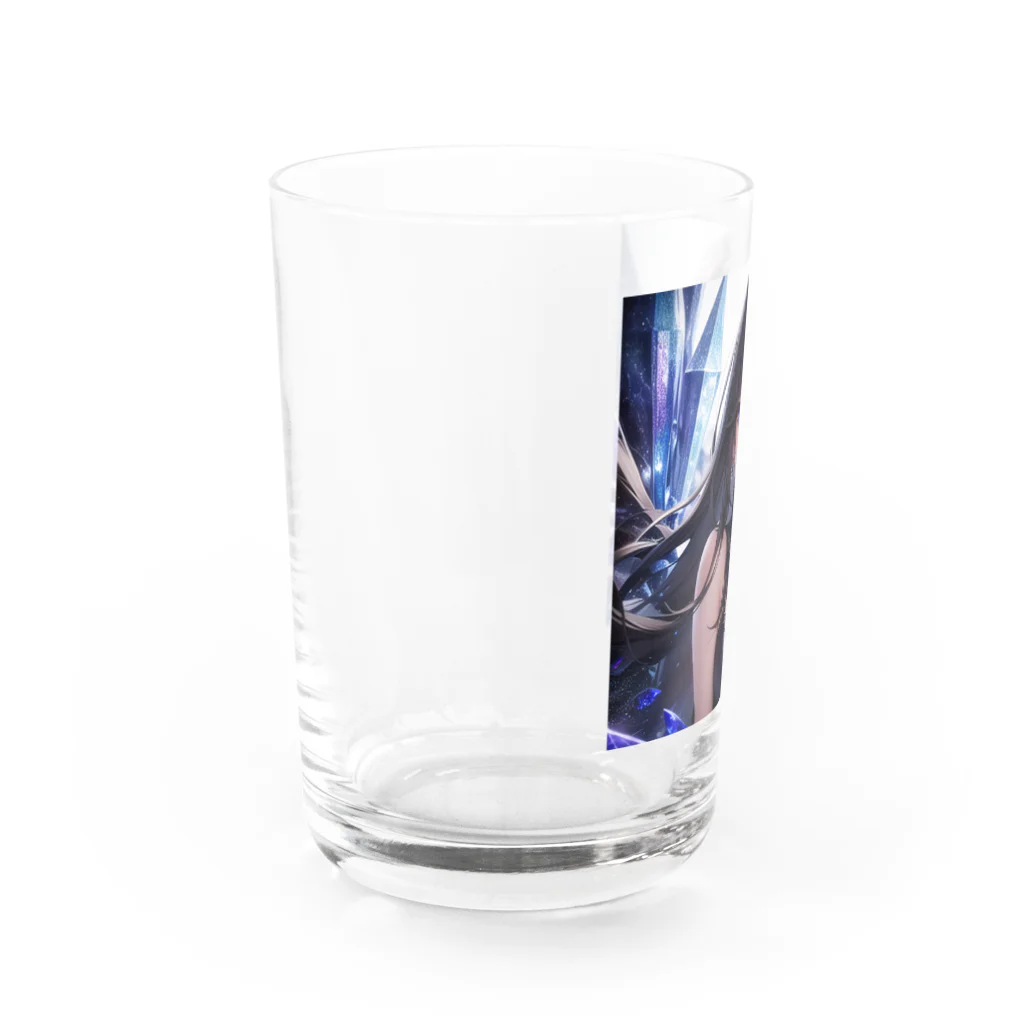 astatosのクリスタルと女性 Water Glass :left