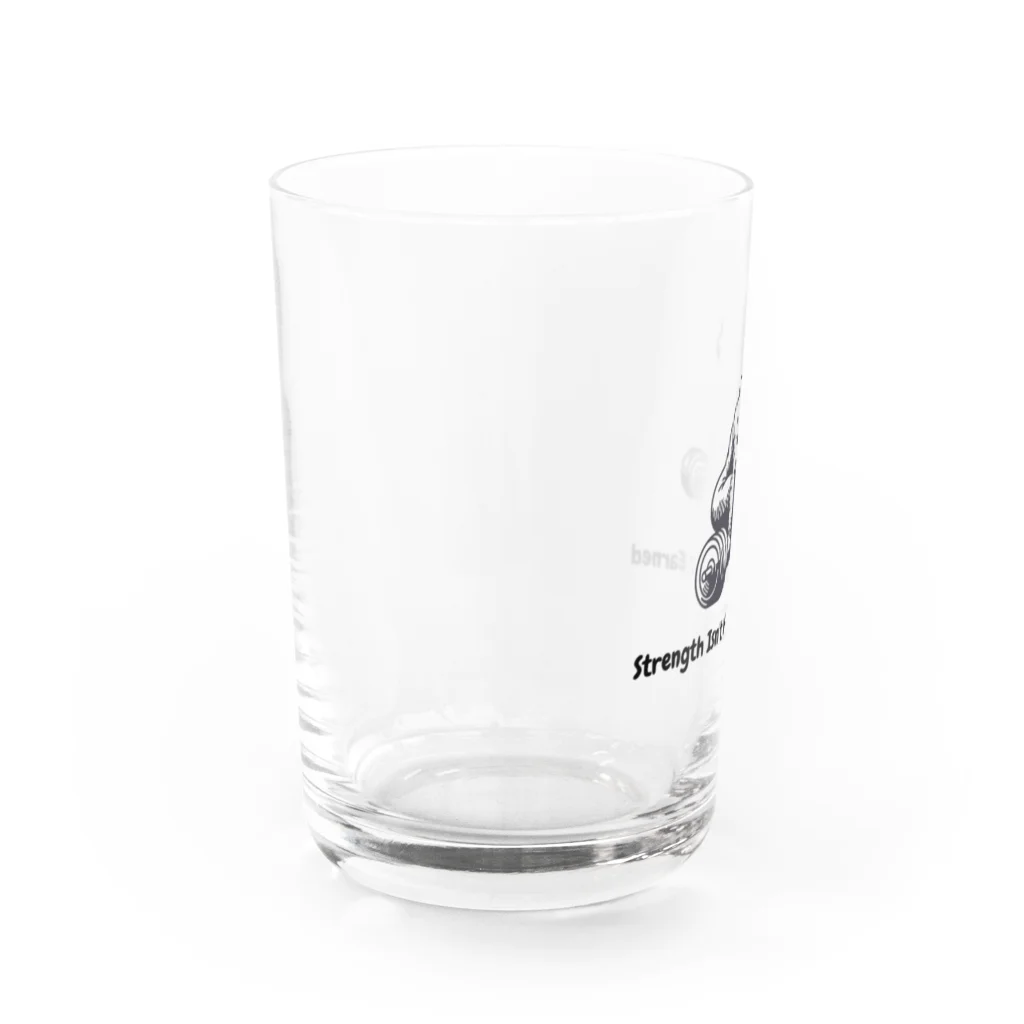 Clozettaの筋トレするゴリラ Water Glass :left