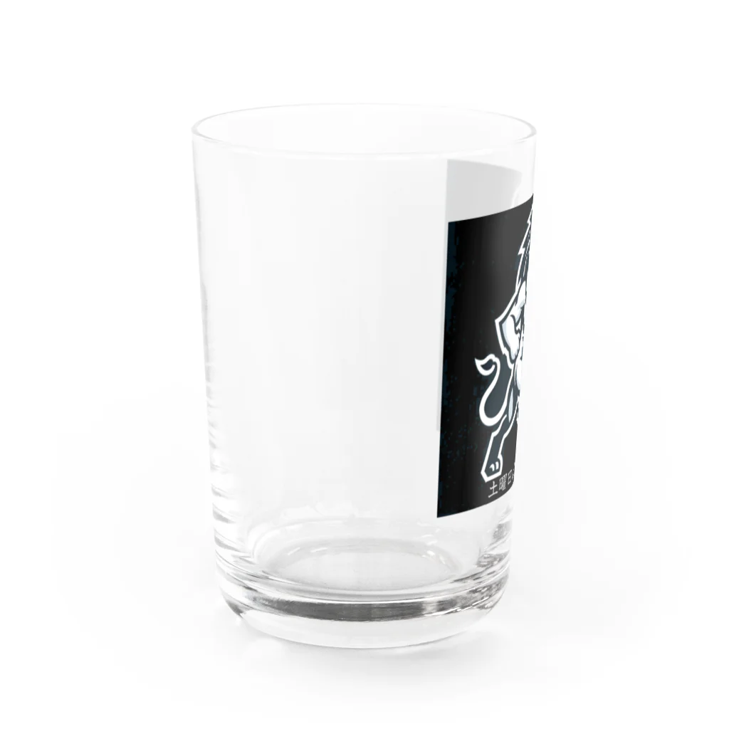 neko-hiroshiのやる気のらいおんさん Water Glass :left