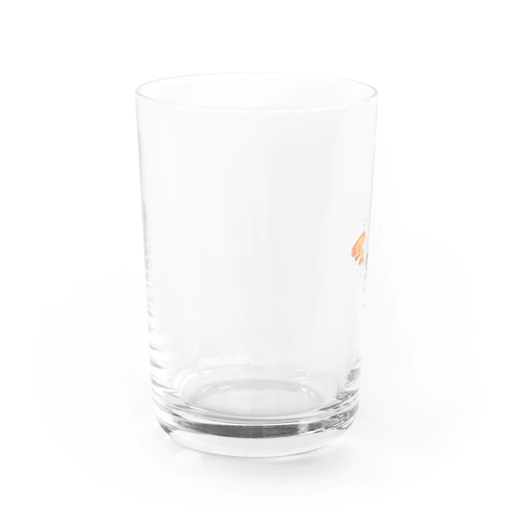 疲れ切った社会人のもーにんぐるーてぃん Water Glass :left