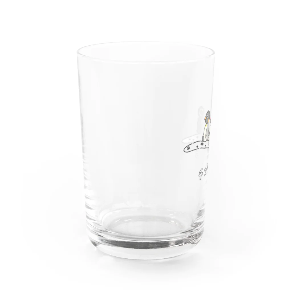 Icchy ぺものづくりのチンアナ号 Water Glass :left