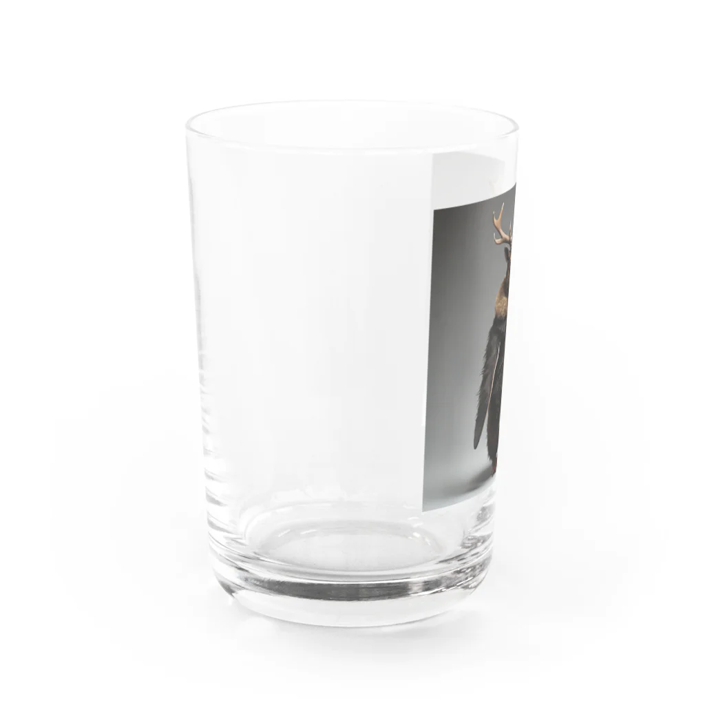 KUROSAWA特殊生物調査研究所のシカペンギン　パターンB Water Glass :left