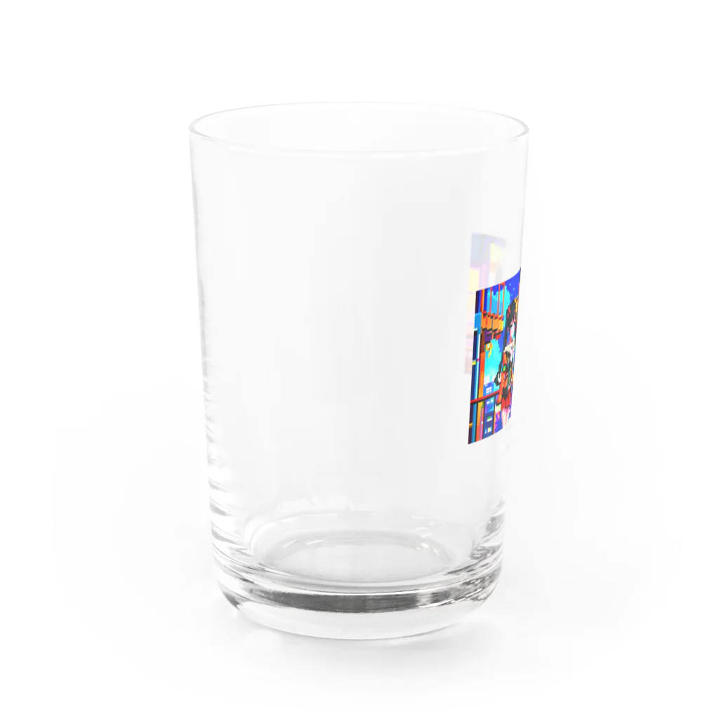 Celestite(セレスタイト)のカラフル少女 Water Glass :left