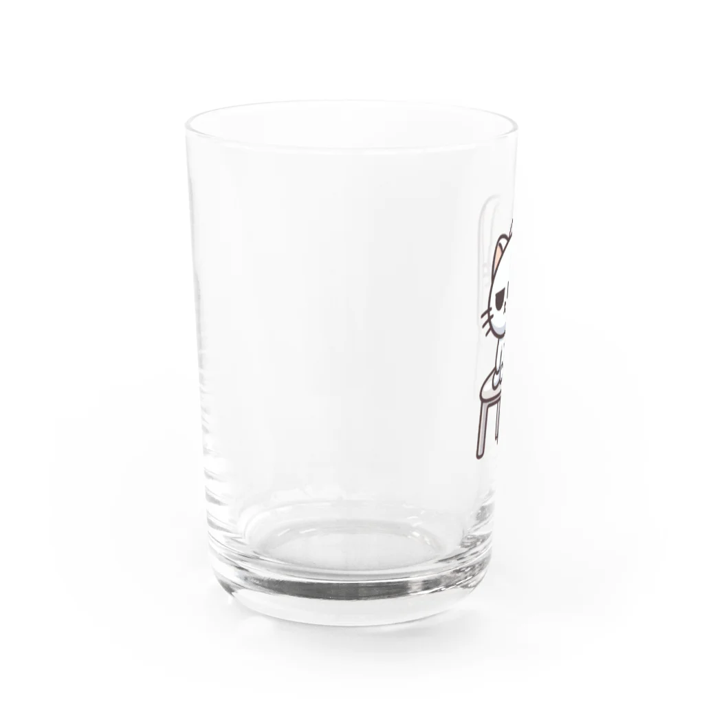 こだるま工房の虚無ネコ Water Glass :left