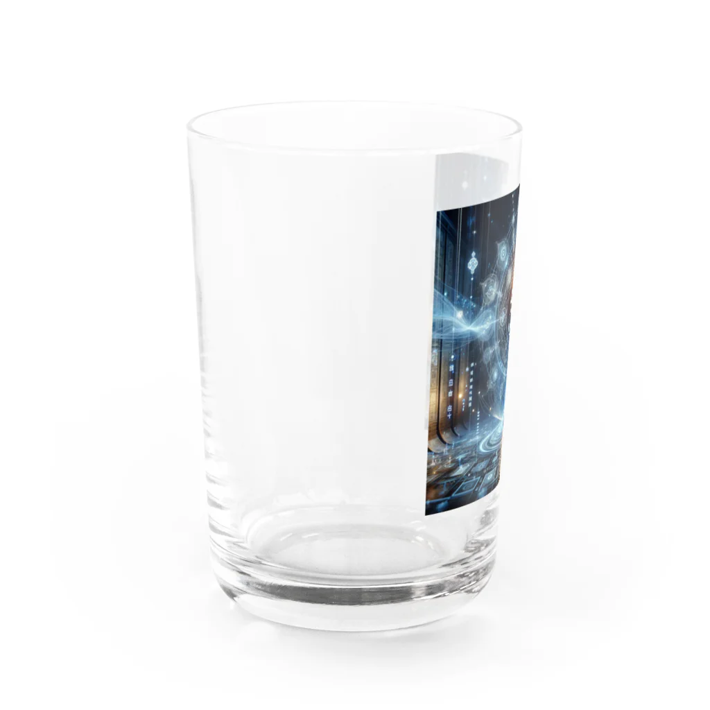 itohmaの梵字＋AI Water Glass :left