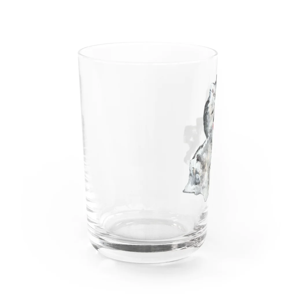 喫茶あいおいのいぬの置物 Water Glass :left