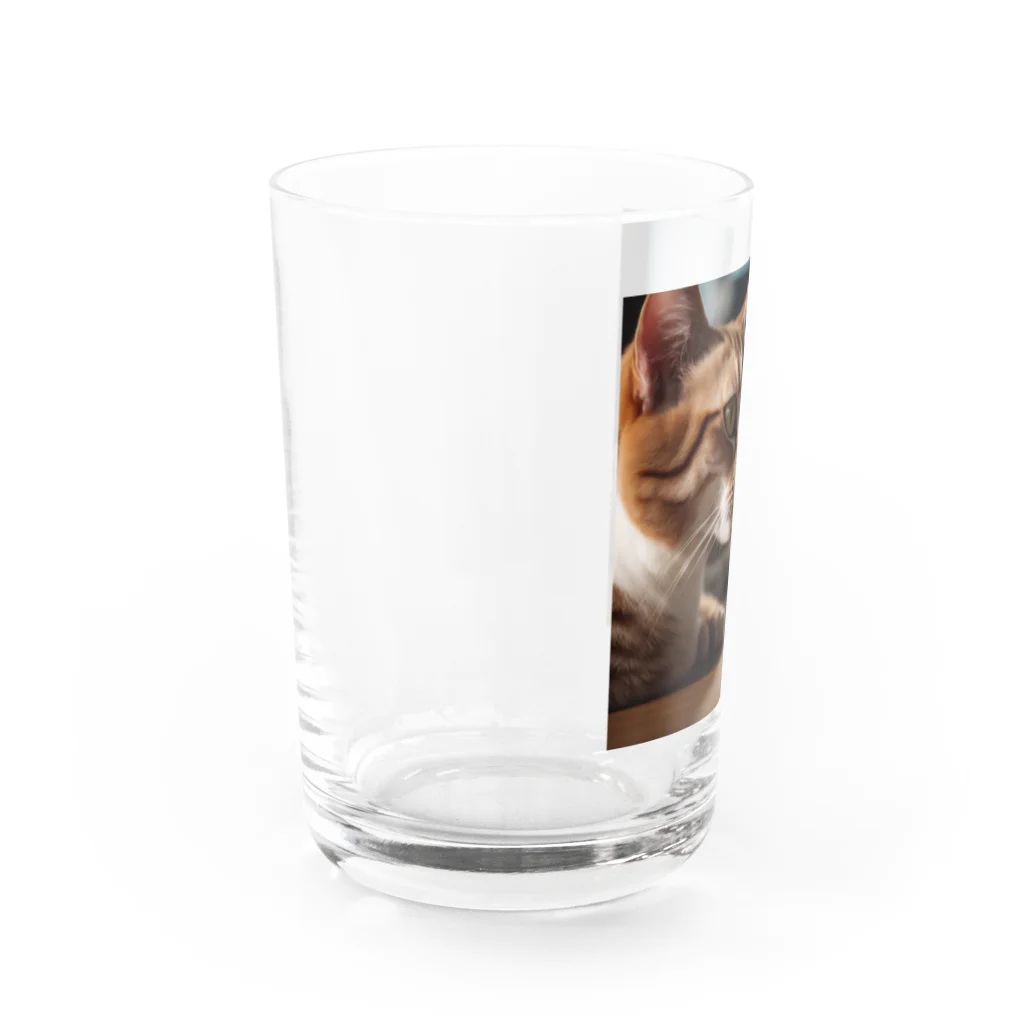 yura6200の猫ちゃん　v8 Water Glass :left