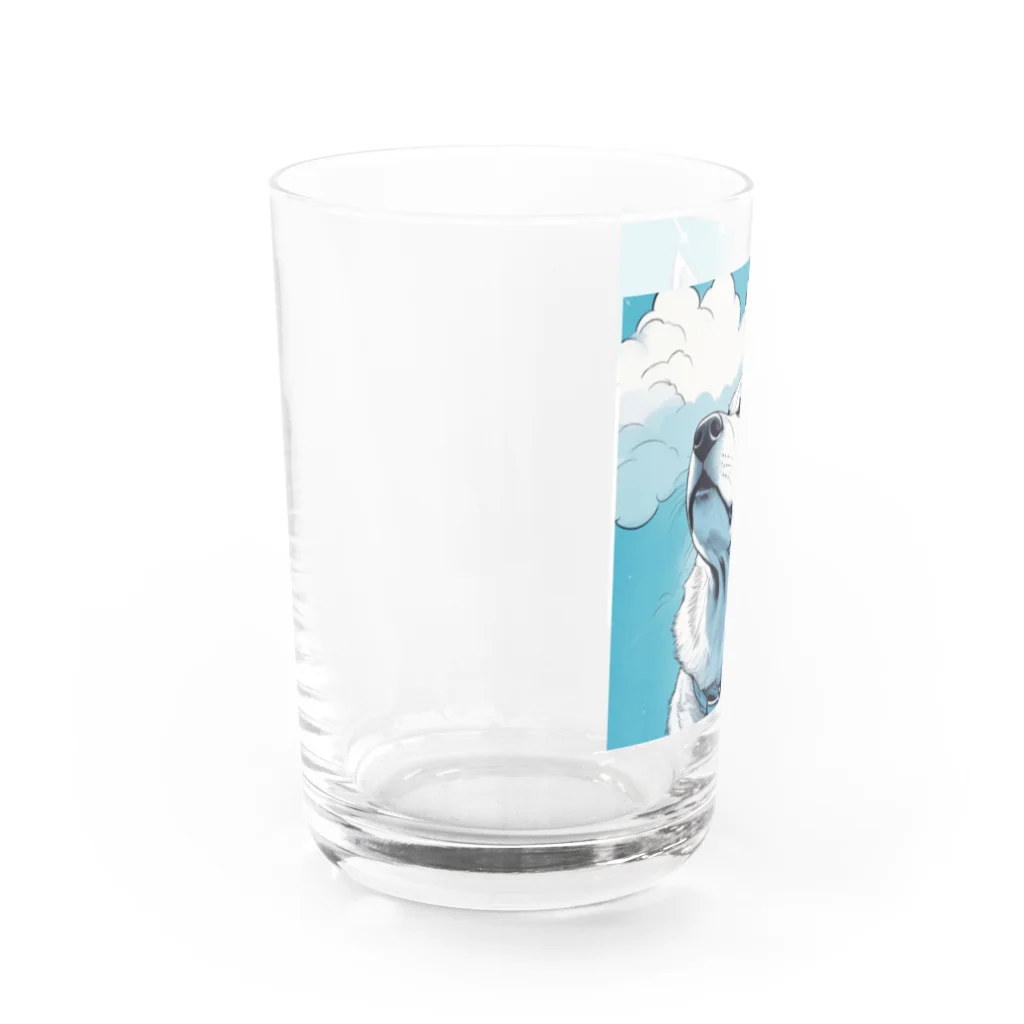 宗乙商店の我思う、我は秋田犬。 Water Glass :left