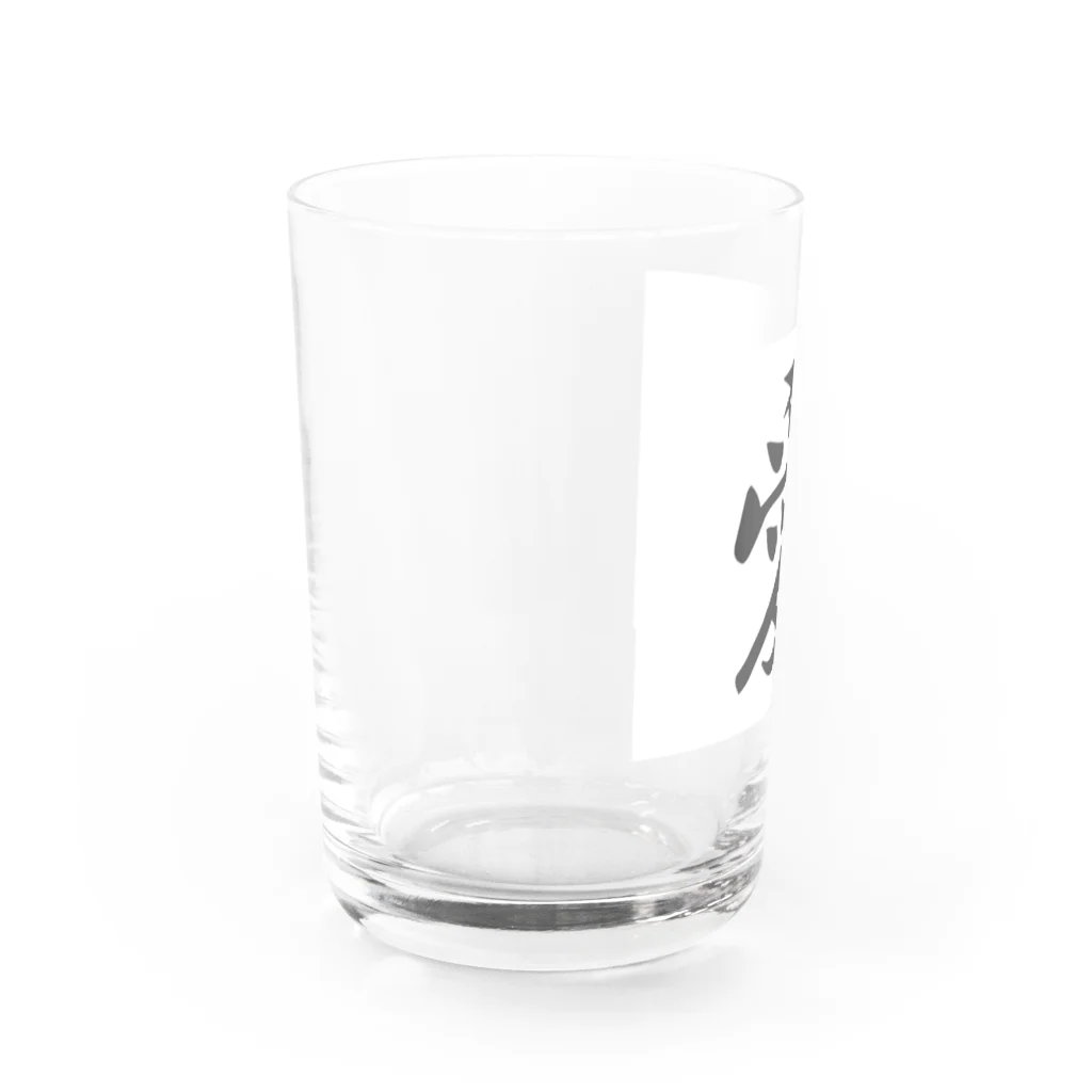 tanupondesuyoの外国人に人気の漢字入りグッズ（おみやげにいかがですか） Water Glass :left