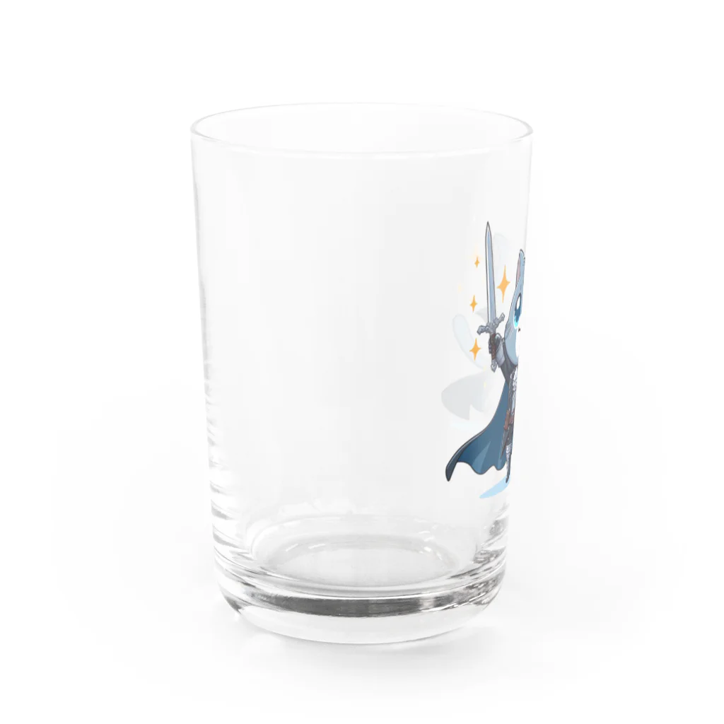 TOSHIRO-Tのファンタジー猫シリーズ・勇者 Water Glass :left