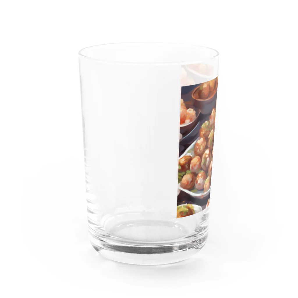 happiness_shopの大阪発祥のご当地グルメ、「大阪たこやき」 Water Glass :left