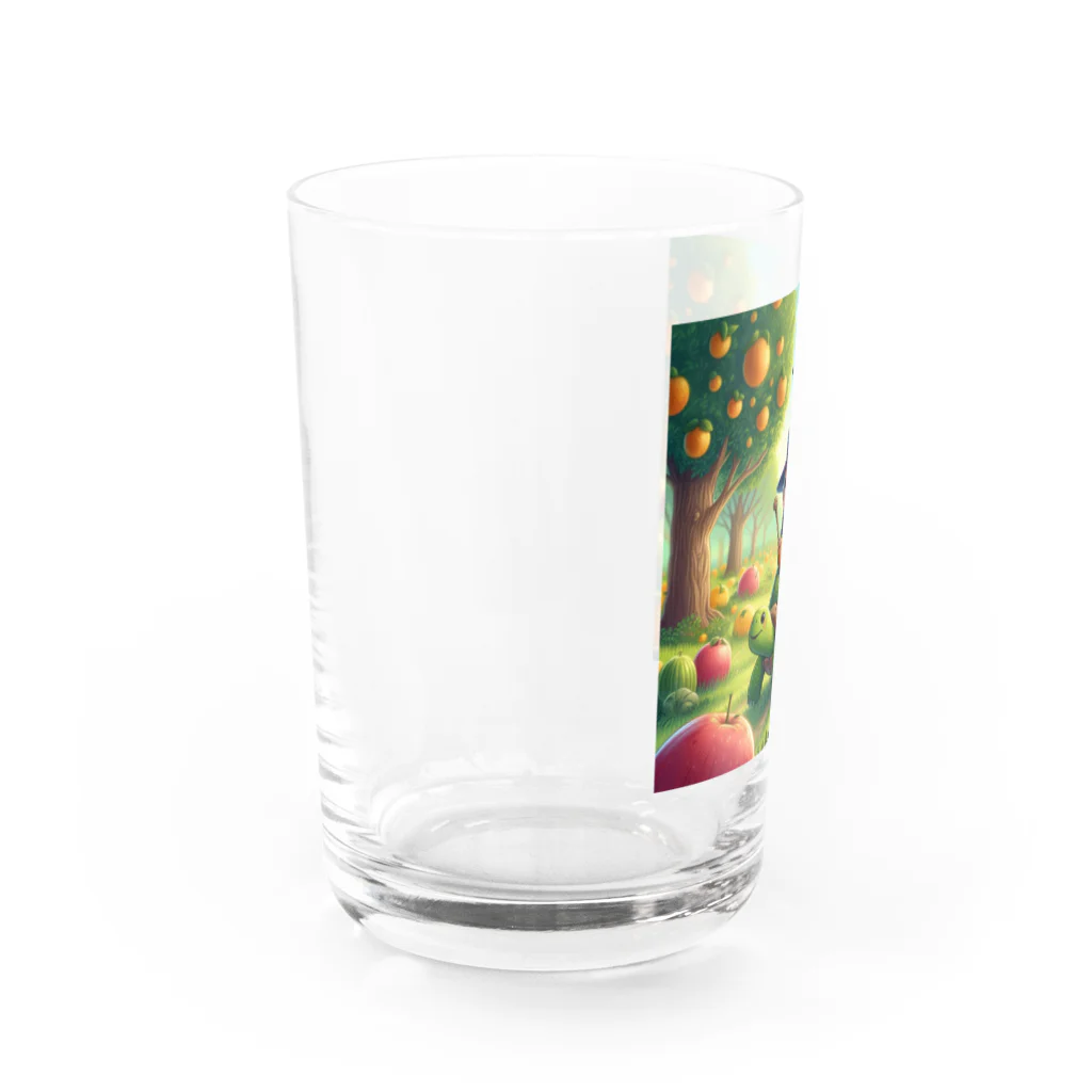 風光と妖精の森で探検 Water Glass :left