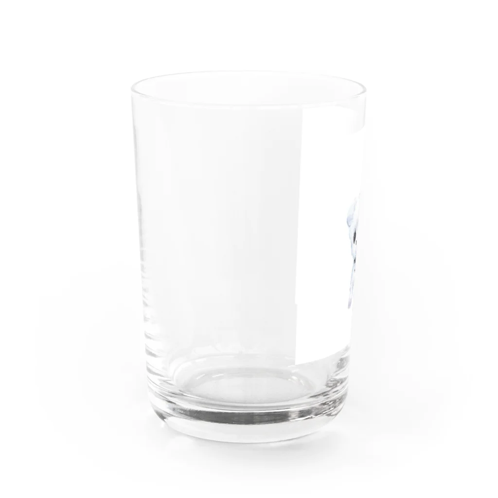 ちいさき家族スキ　Maltese ♡のだってマルチーズだもん　素 Water Glass :left