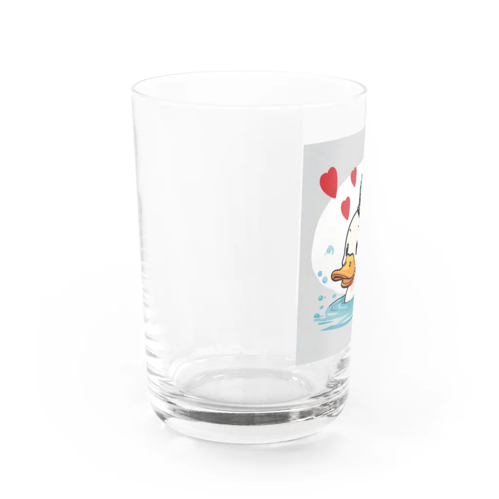 ザ☆めんまのお店のゆっくり進行☆あひる隊長！ Water Glass :left