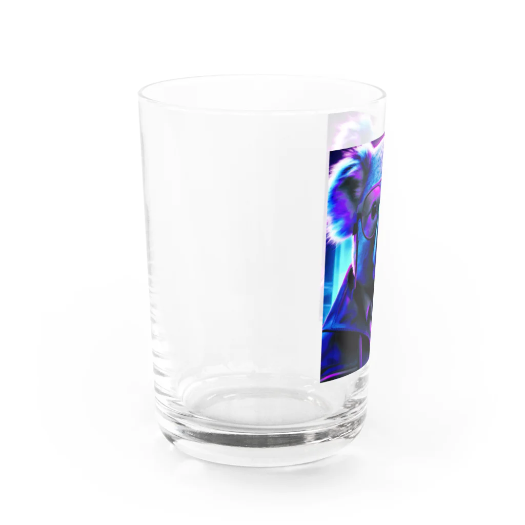 ゴーラッキーサンのリアルな眼鏡コアラ Water Glass :left