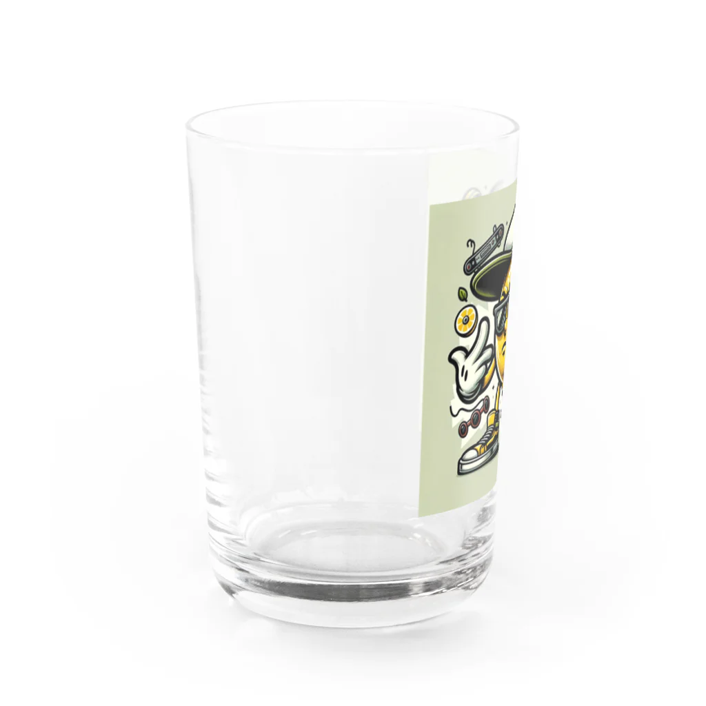 MonkeyGORILLAのワイルドレモン Water Glass :left