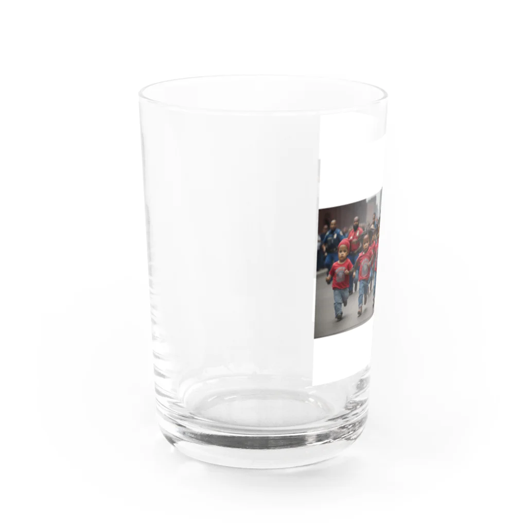 無名のお店の可愛い子供たち Water Glass :left