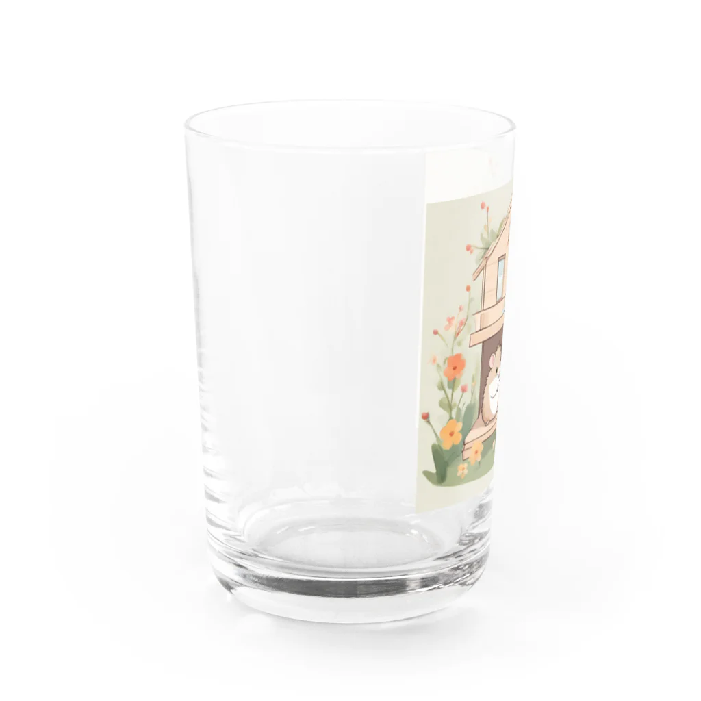 ☆KOKORAY☆のハムりんちゃん Water Glass :left