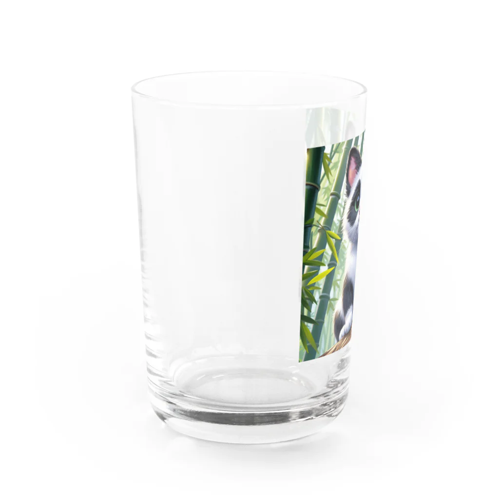 taka-kamikazeのパンダキャット Water Glass :left