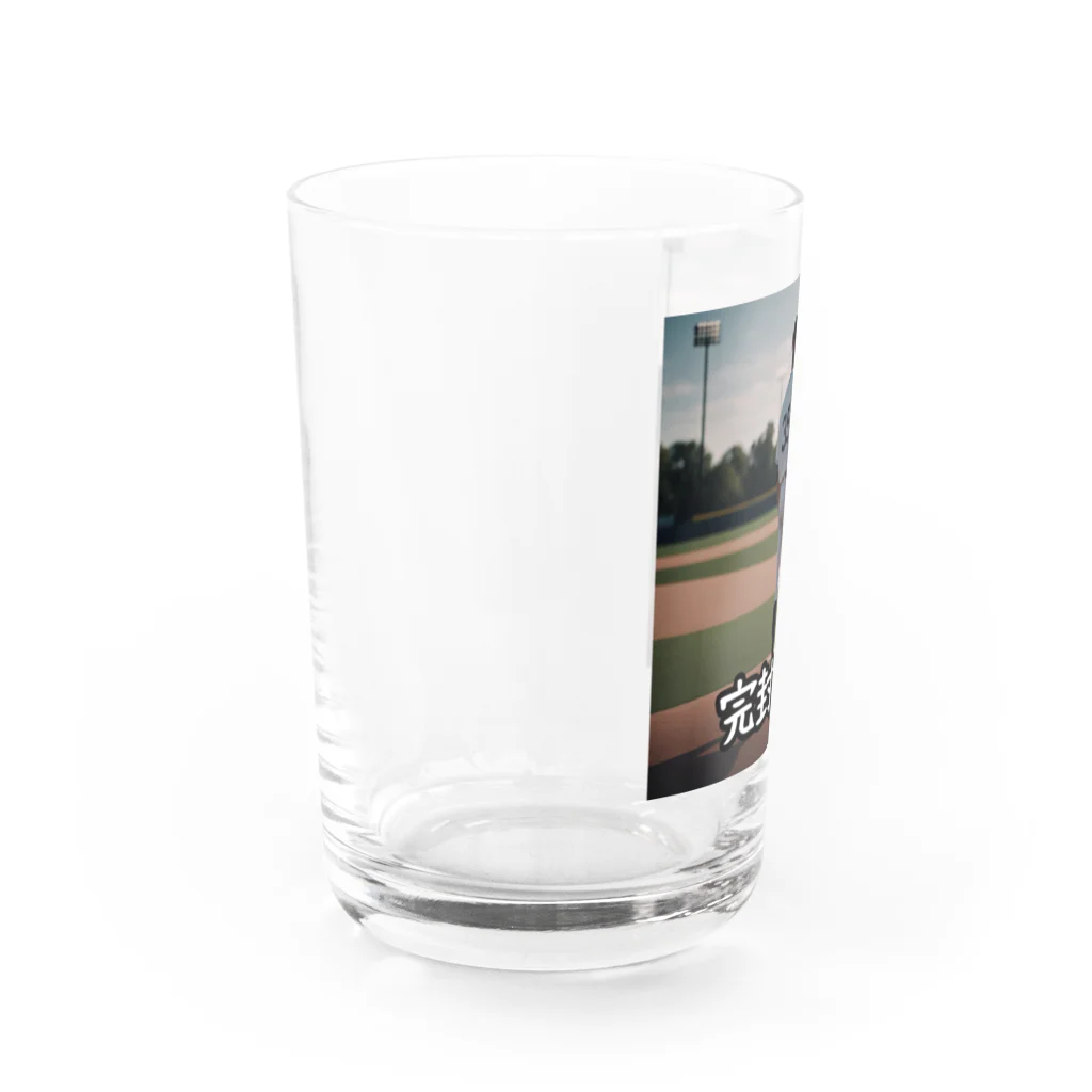 某アニメ風グッズの【完封負け】 Water Glass :left