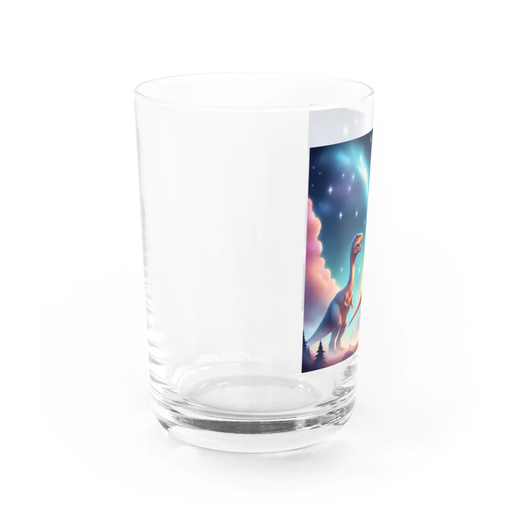 Manoaの恐竜の星 Water Glass :left