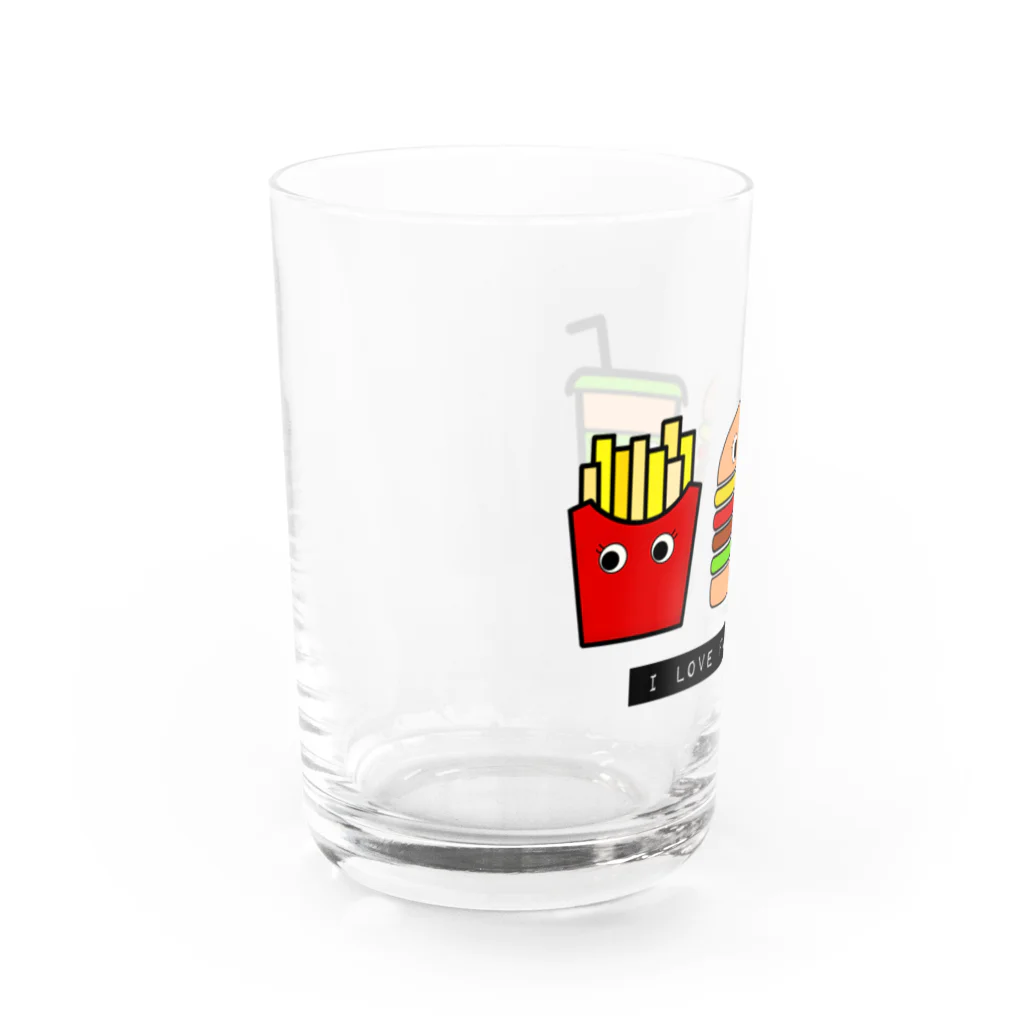 charlolのI love it ! Water Glass :left