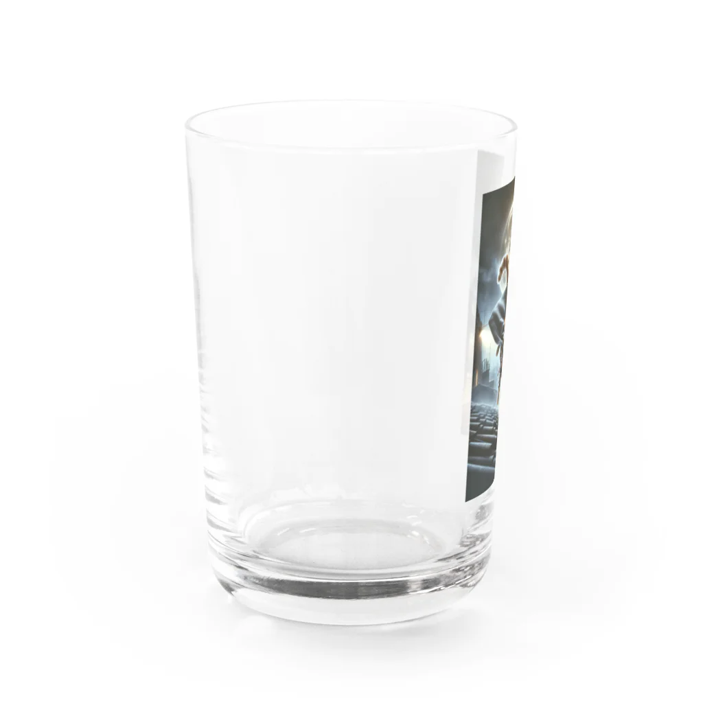 子猫のマイク・mikeの部屋の名探偵マイケル Water Glass :left