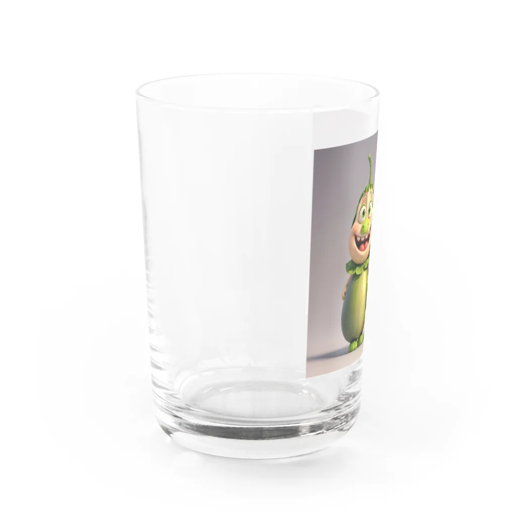 KINTA.MARIAのふたごのズッキーニ Water Glass :left