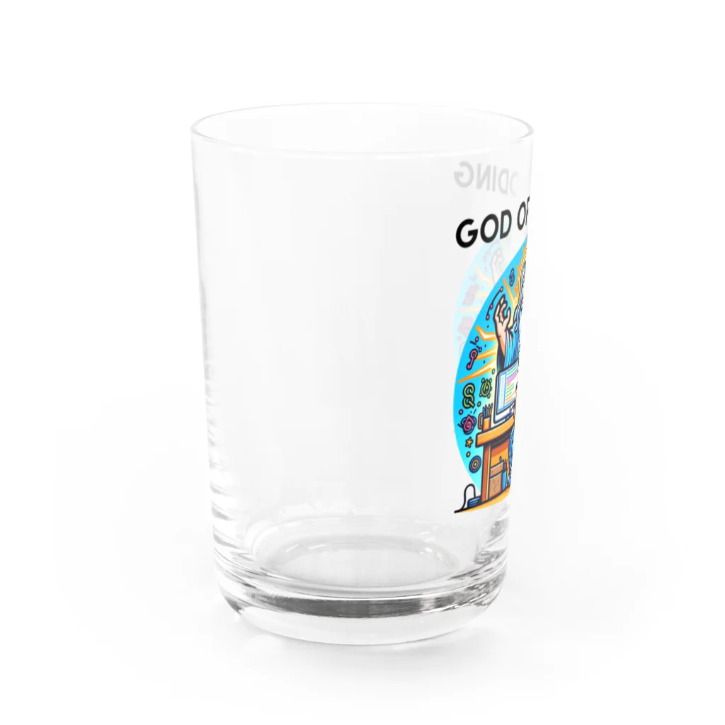 AKECのコーディングの神様：プログラマーに神様降臨 Water Glass :left