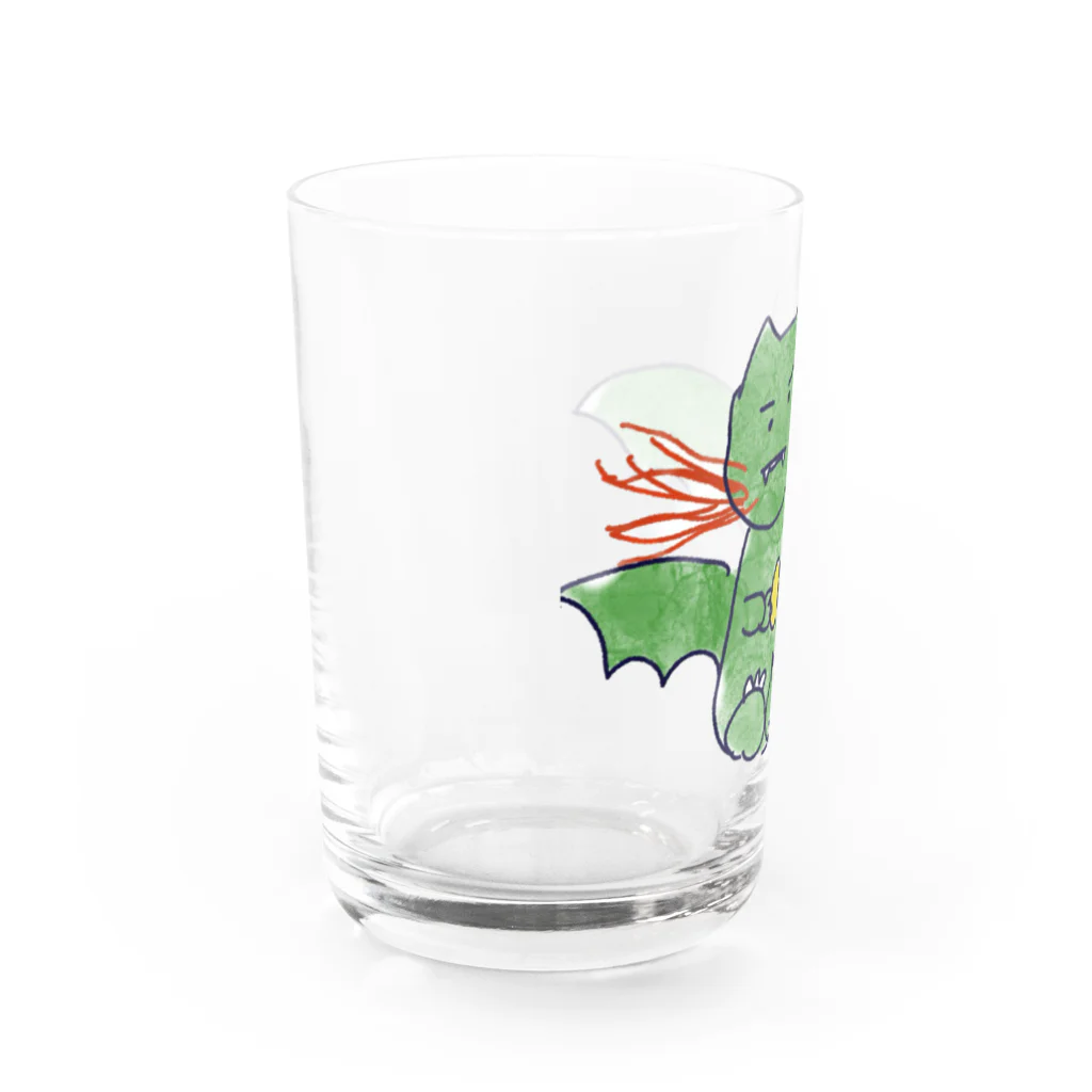 やすらぎの里のガーゴイルくん Water Glass :left