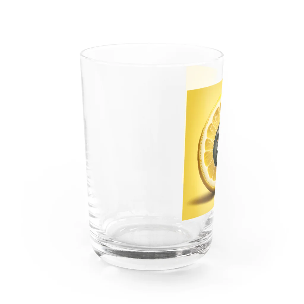 ゴリラショップのThe Mighty Gorilla Lemon  Water Glass :left